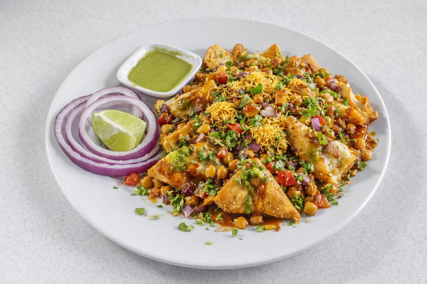 Chicken Thali Platter at Kirat Dhaba - Indian Restaurant Winnipeg